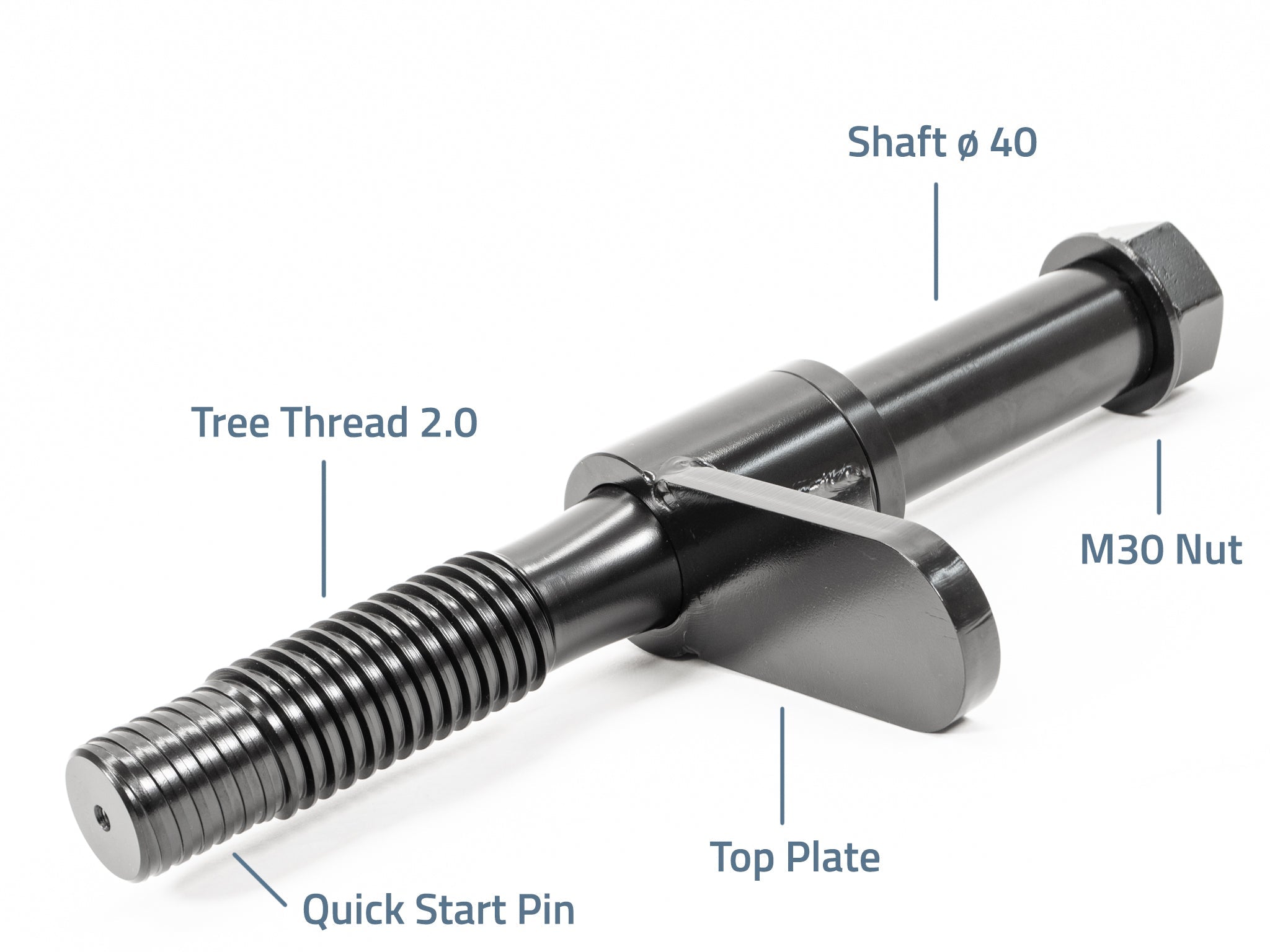Tree Screw (aka. Treehouse Attachment Bolt TAB, Garnier Limb, Tree Fastener)