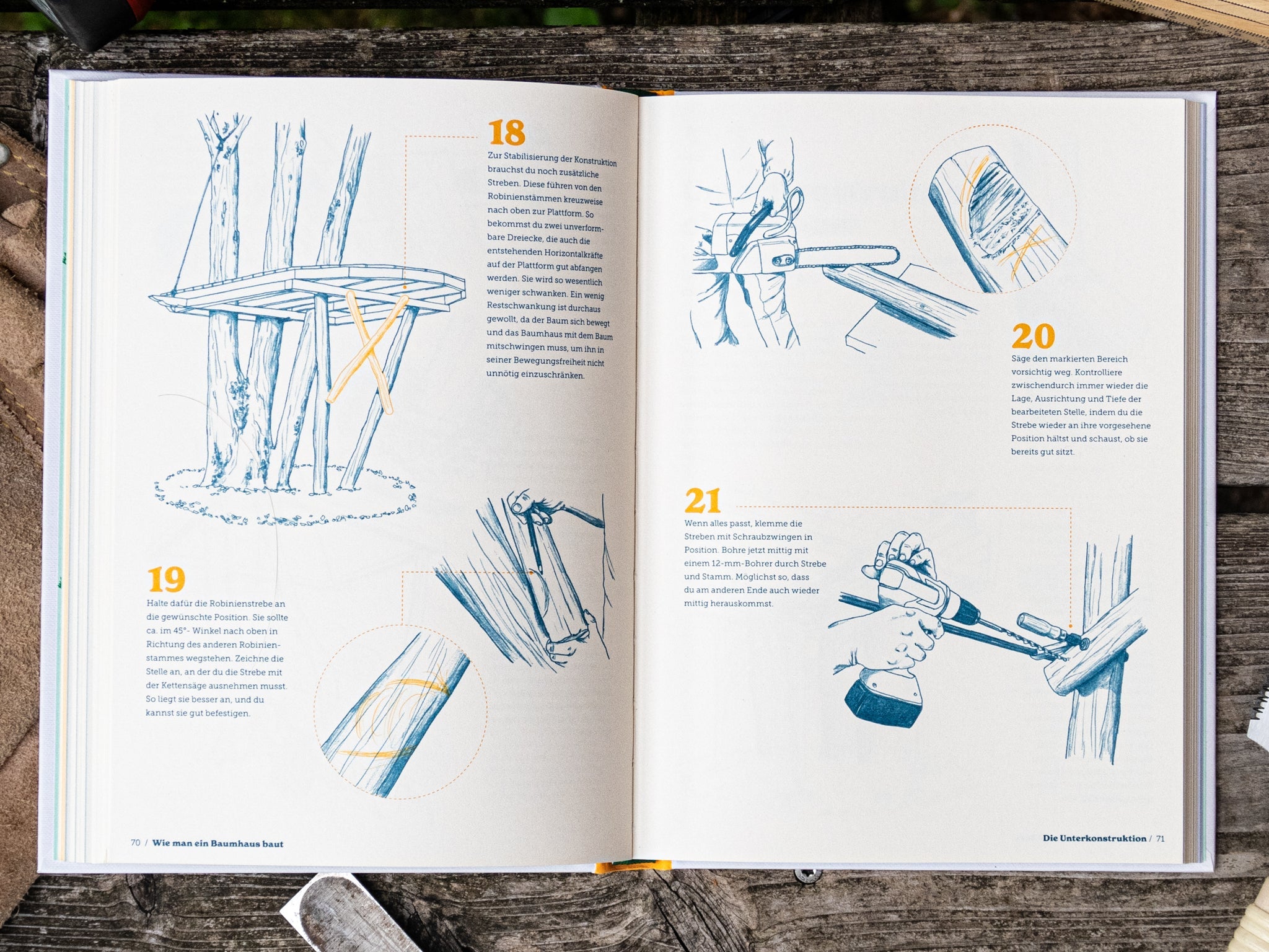 Baumhaus-Buch "Wie man ein Baumhaus baut"