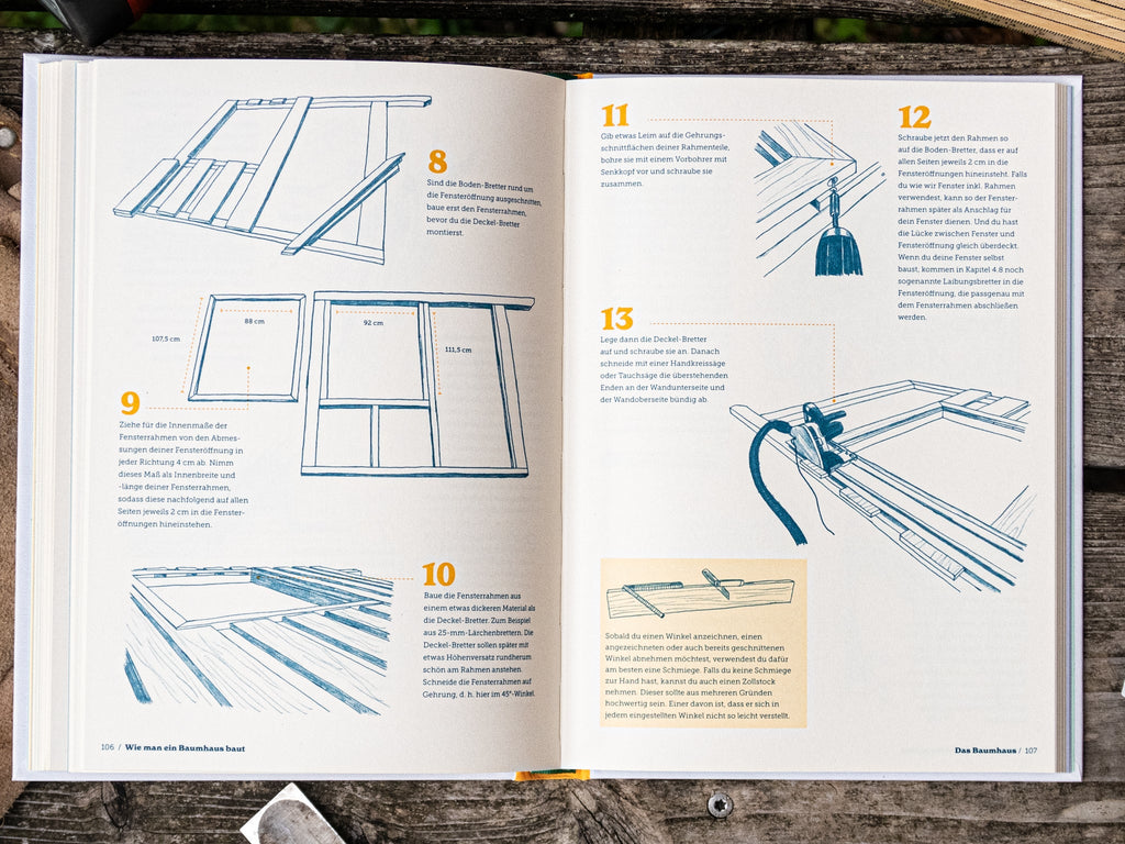 Baumhaus-Buch "Wie man ein Baumhaus baut"