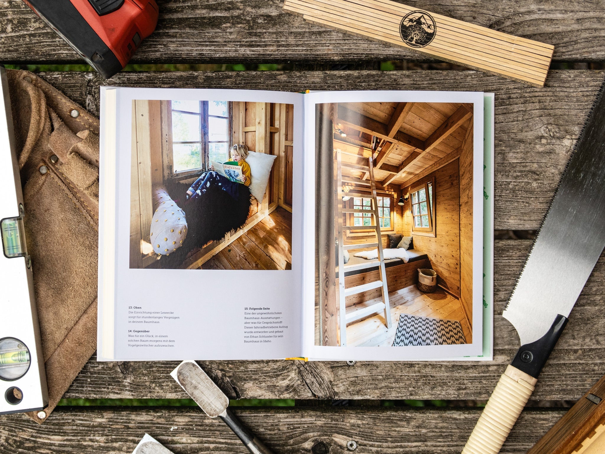 Baumhaus-Buch "Wie man ein Baumhaus baut"