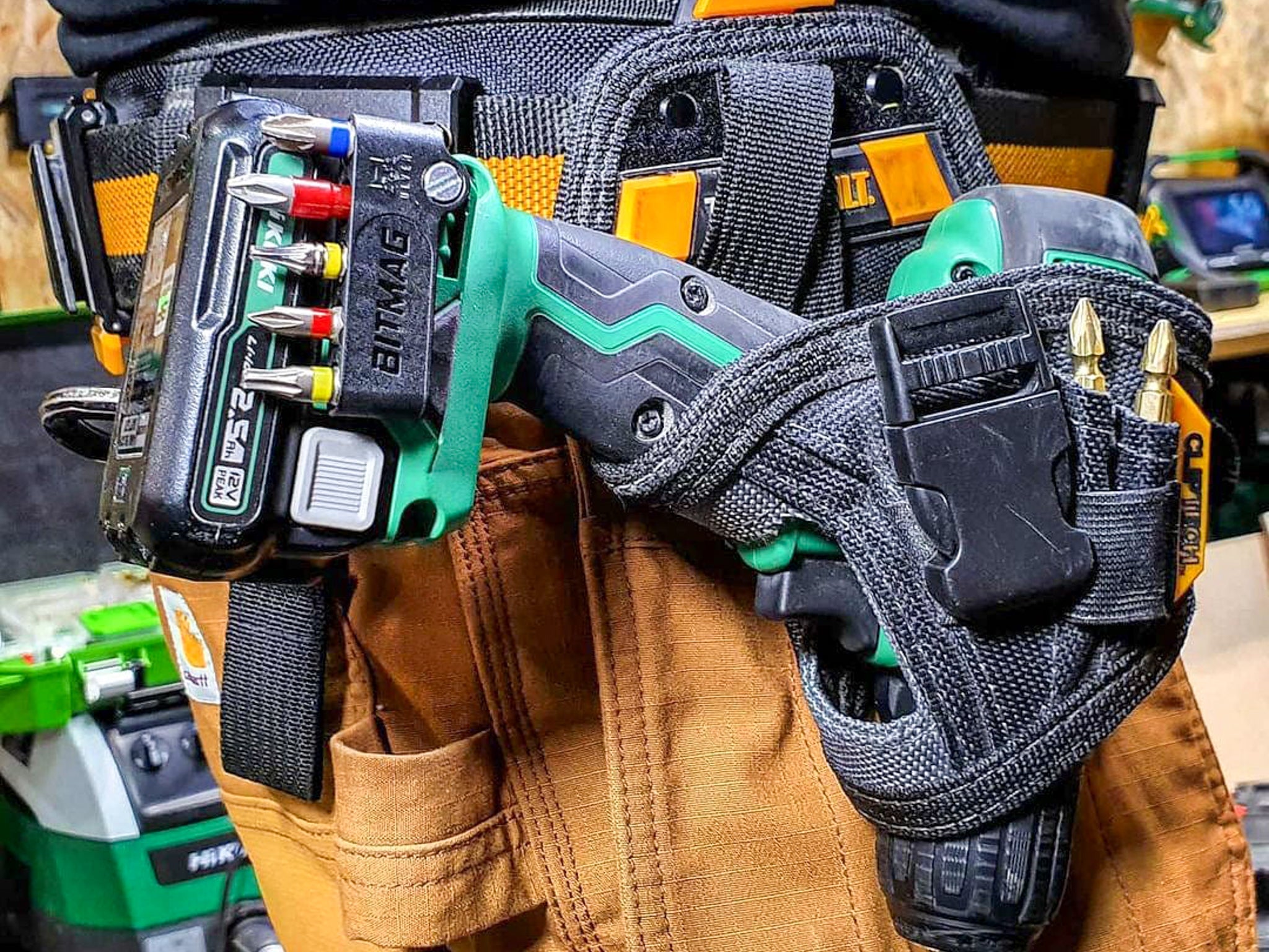 Baumhaus bauen sicher – Hardware Magnet-Bithalter für Bohrmaschine